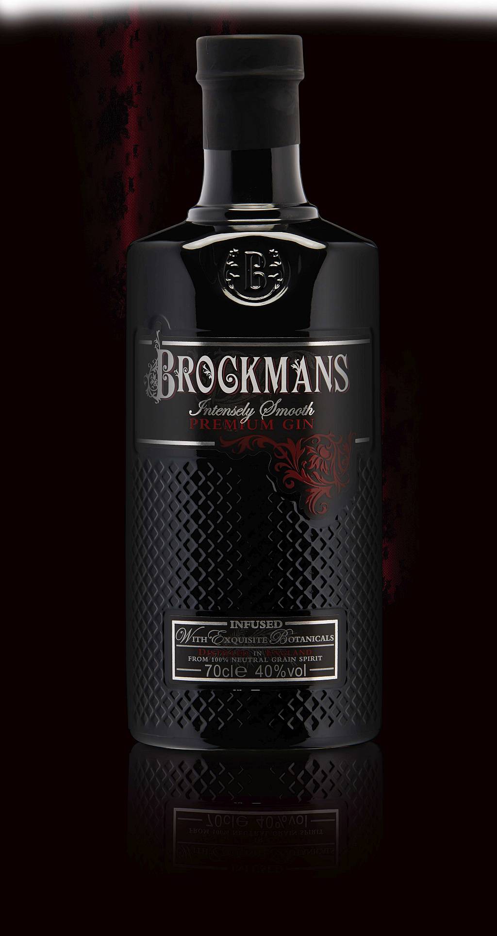 Brockmans Intensely Smooth Premium Gin - Geschenkverpackung mit Glas - Gentleman´s Fame