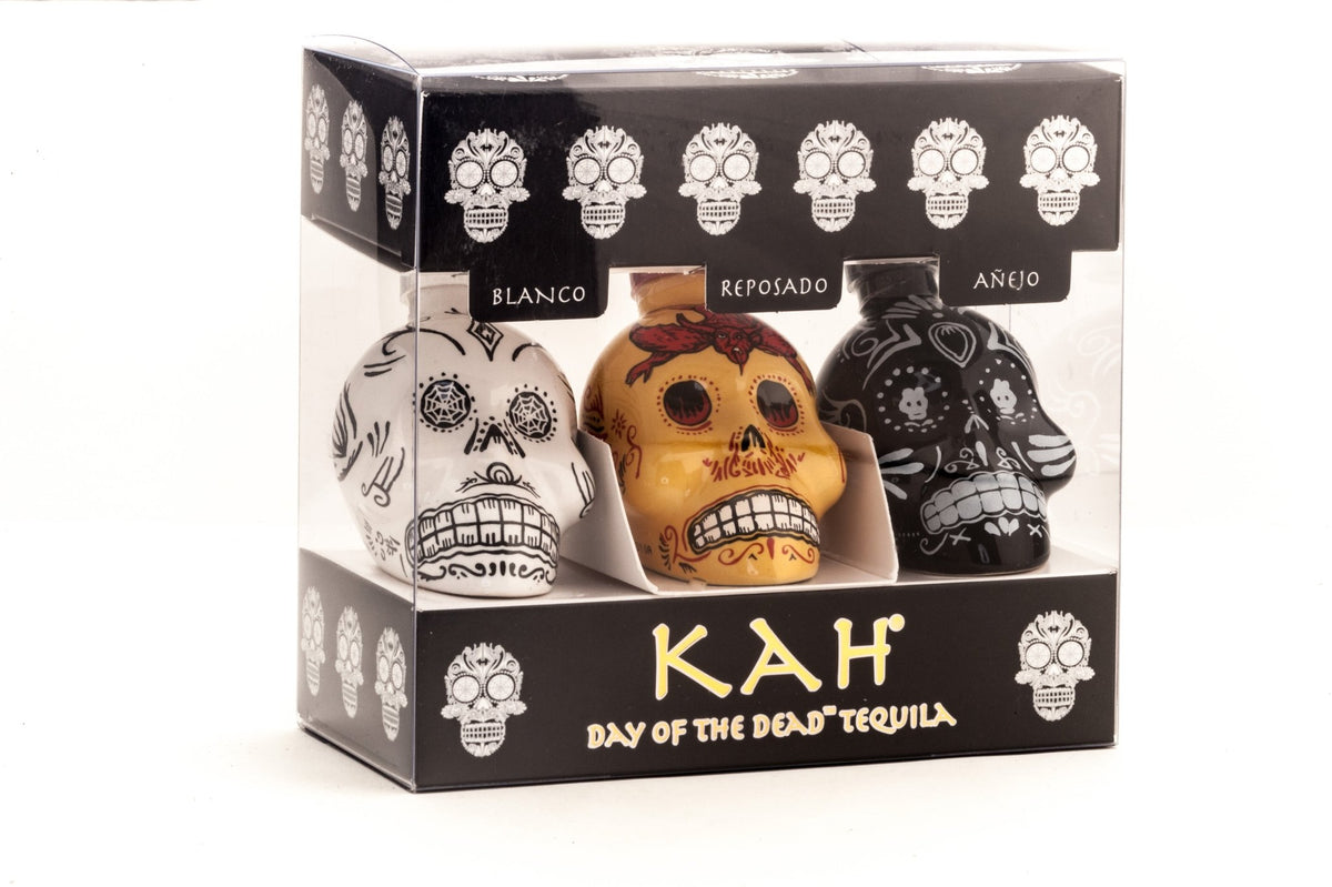 KAH Tequila Miniaturen Set in Geschenkbox - Gentleman´s Fame